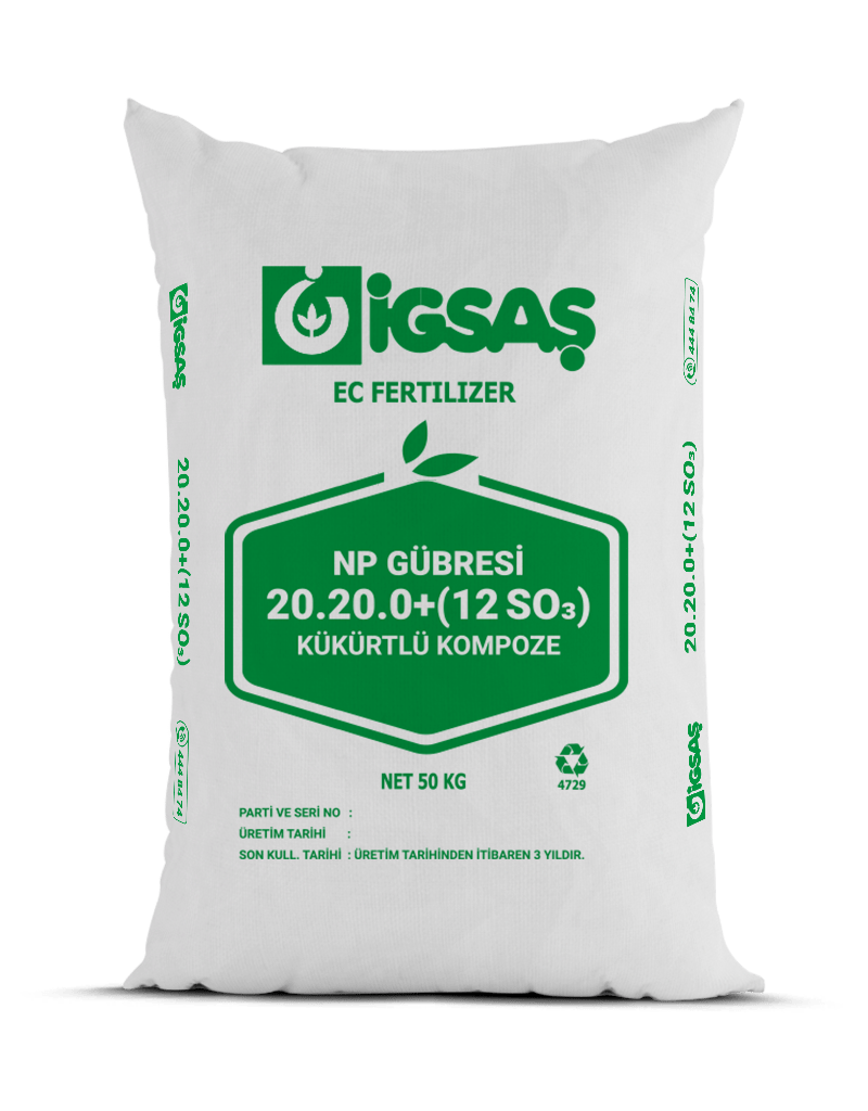 İGSAŞ 20.20.0 +12 SO3 SCHWEFELHALTIGER KOMPLEXDÜNGER